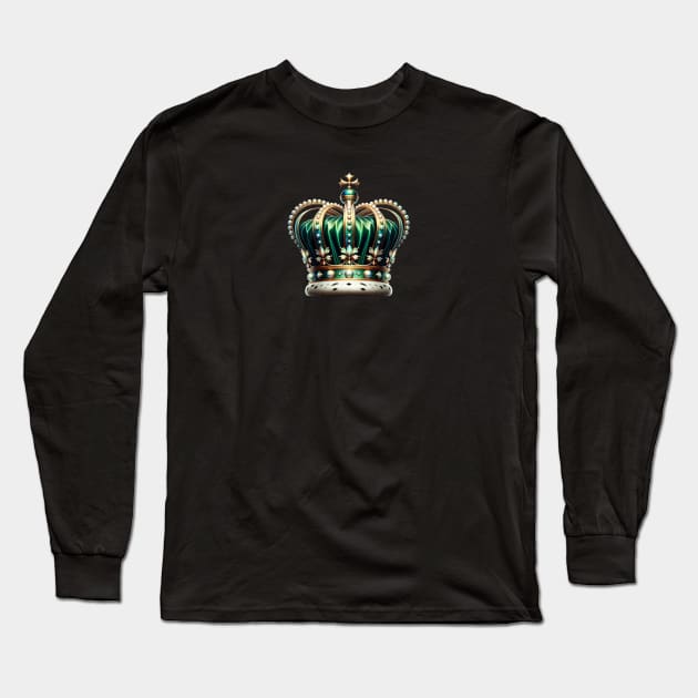 Monarch Emerald Dominion Version 1 Long Sleeve T-Shirt by AurumBrand